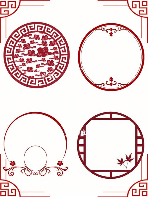 装饰纹样图案传统中式花纹设计