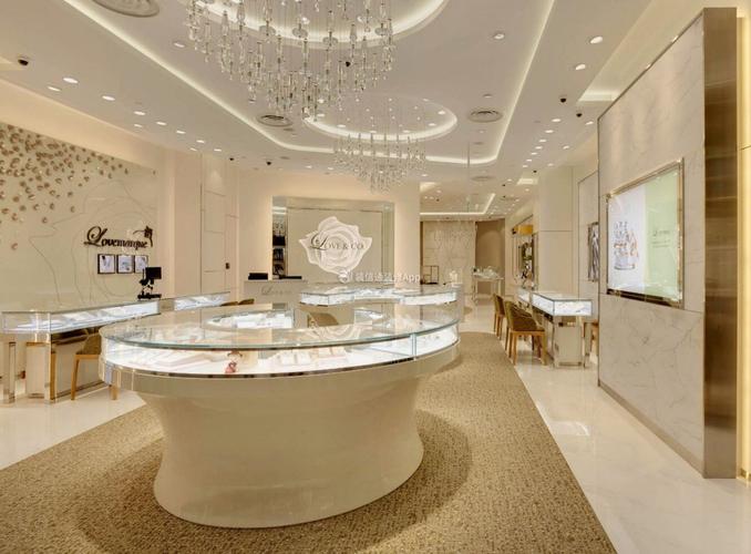300平现代珠宝店装修设计效果图