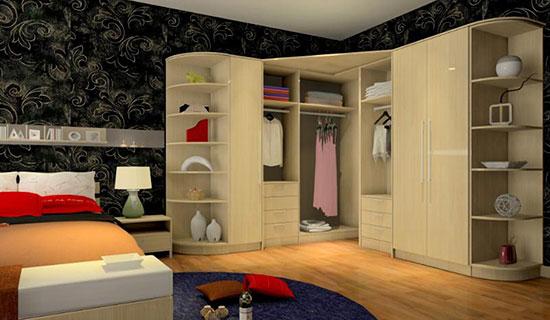 卧室转角衣柜设计有几种类型