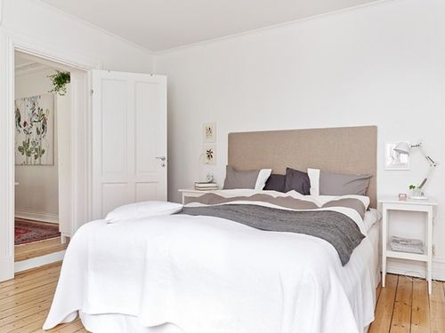 欧式风格白色卧室装潢案例