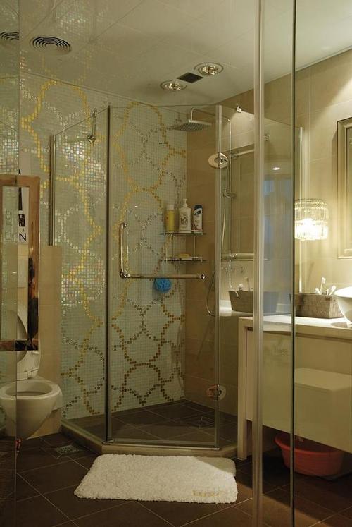 绿色淋浴房设计图齐家网装修效果图