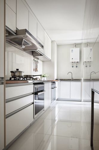 式风厨房装修效果图大户型现代简约厨房装修效果图法式风格三居室厨房