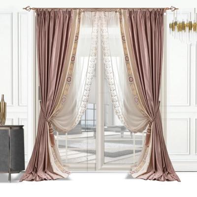 法式窗帘客厅高档奢华欧式图片