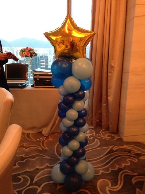 个性化生日聚会气球装饰布置