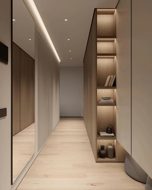 无论是入户的玄关走廊还是通往卧室的过道走廊如果设计好了家里的