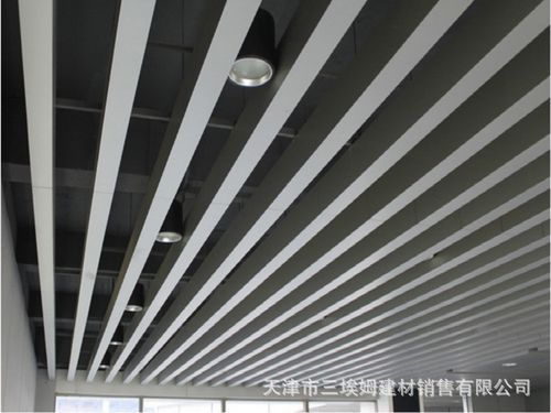 华北天津厂家直销铝方通吊顶3536510木纹石纹铝方通滚涂铝方通