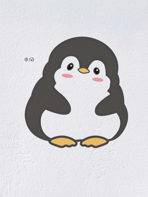动物简笔画之可爱的小企鹅