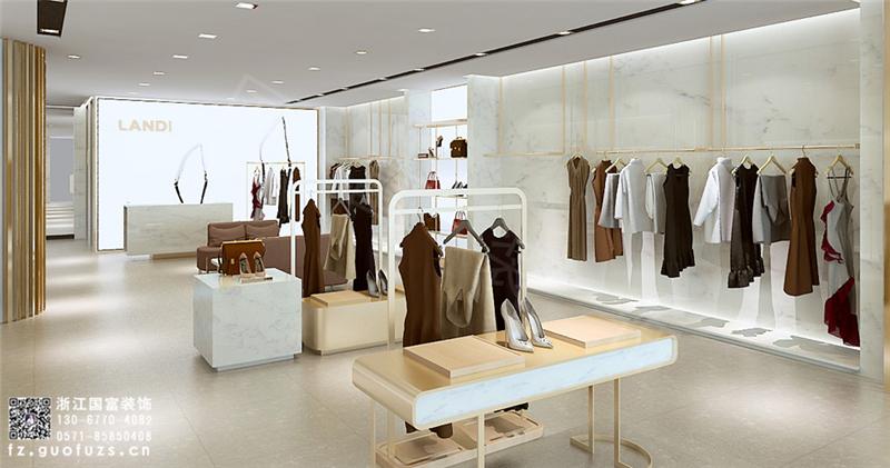 杭州商场时尚女装店装修设计效果图案例