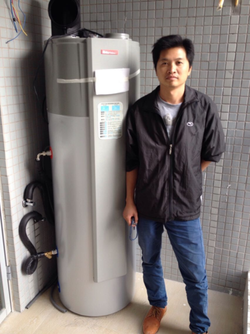 空气能热水器安装案例空气能热水器