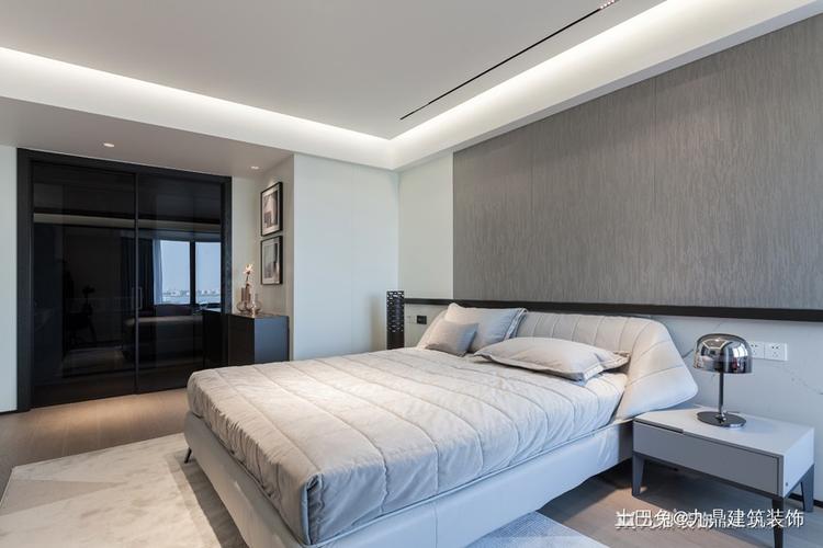 床卧室现代简约230m05四居及以上设计图片赏析