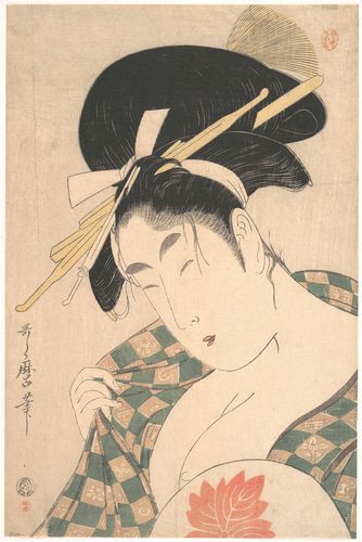 日本浮世绘美人图高清素材下载