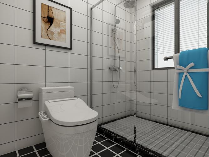卫生间淋浴房图片北欧风格三居室装修淋浴房图片小户型混搭装修淋浴房
