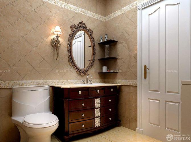 家庭卫生间装修效果图大全2020图片浴室柜装修效果图片