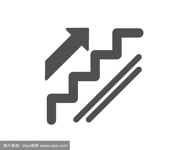 楼梯图标购物楼梯标志