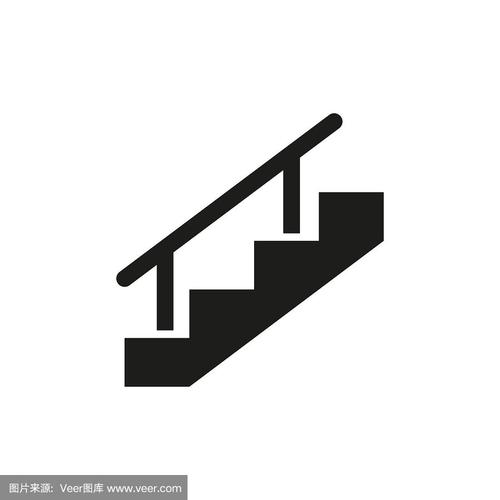 楼梯矢量图标.