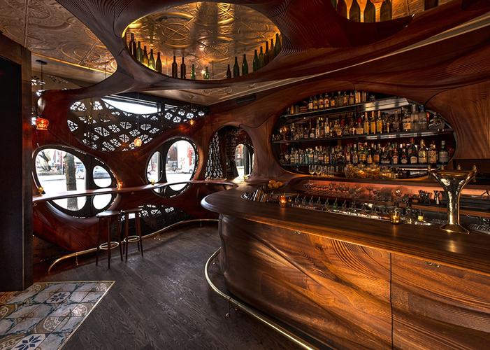 酒吧中式风格装修设计效果图片370平米酒吧装修图片