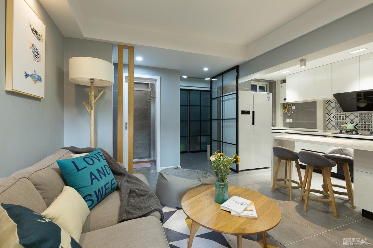 60平小公寓的空间利用装修效果图得意家居装修图库得意家居网