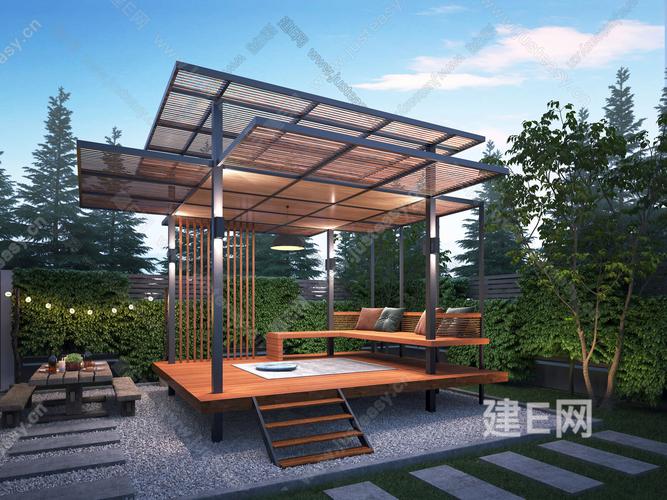 现代庭院凉亭模型下载3d现代庭院凉亭max模型免费下载建e室内设计网
