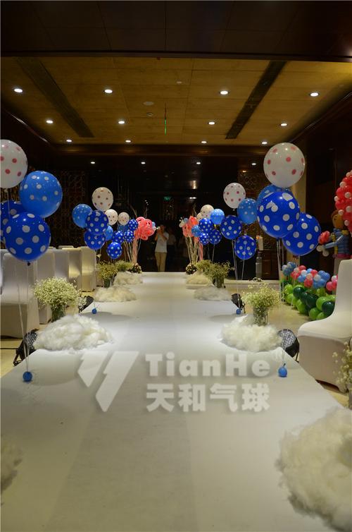 郑州东区名人名家婚礼现场气球装饰布置