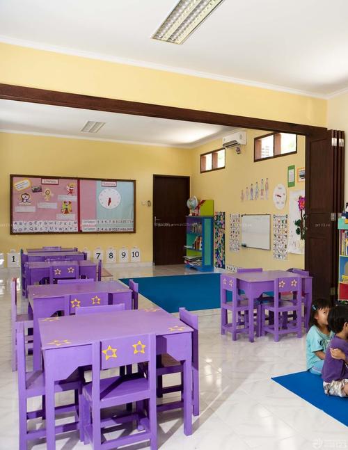 最新幼儿园室内教室设计效果图图片欣赏