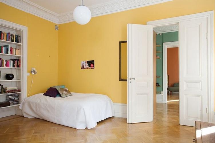 北欧风格卧室墙面颜色效果图设计图片赏析