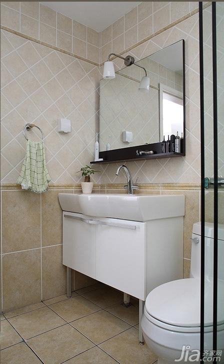 简约风格公寓经济型80平米卫生间洗手台效果图