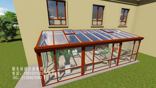 分享庭院单坡阳光房设计效果图