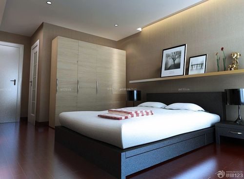 2014简约风格两室一厅小户型卧室装修实景图装信通网效果图