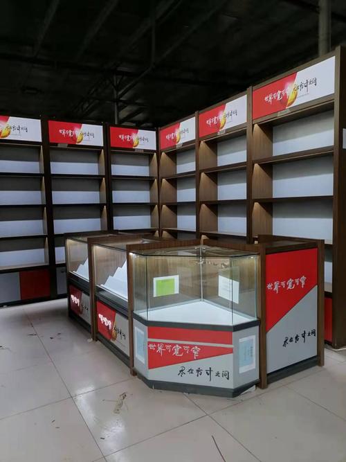 卡兹克中国玻璃烟柜台烟柜便利店收银一体小型多功能组合烟酒展示柜