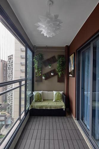 129现代风格四居室阳台造型不能改动这样做后竟有了温馨感