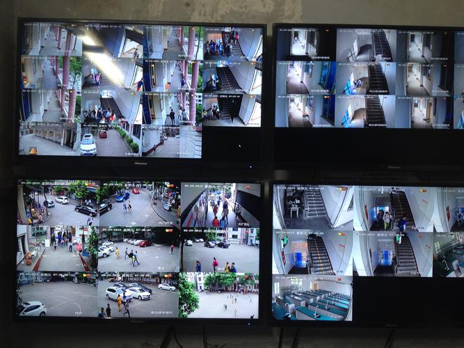 南校区高清视频监控系统安装完成