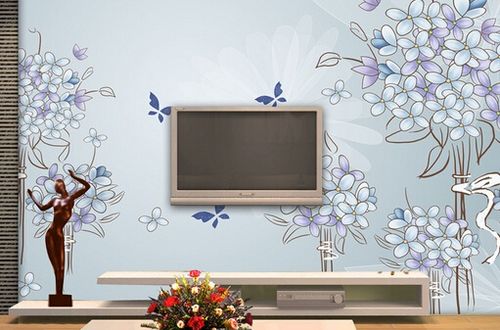 手绘电视背景墙价格手绘电视墙的优点