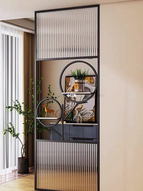 客厅卫生间遮挡屏风隔断装饰设计案例分享