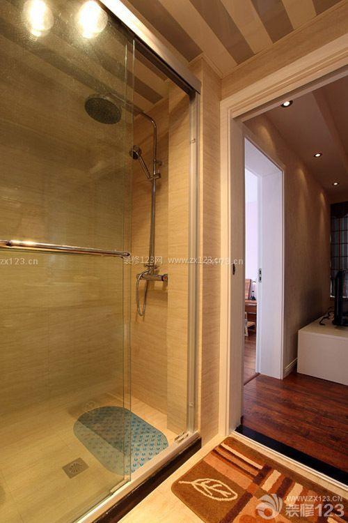 玻璃隔断淋浴房装修效果图