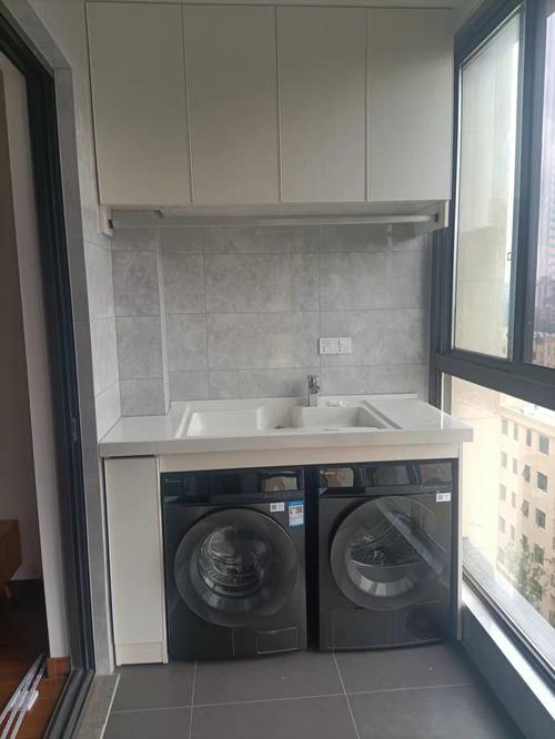 洗衣机烘干机组合柜可以定制