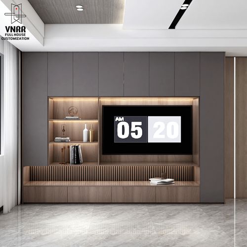 2023新款电视柜背景墙柜现代轻奢家用客厅一体组合电视机柜储物柜