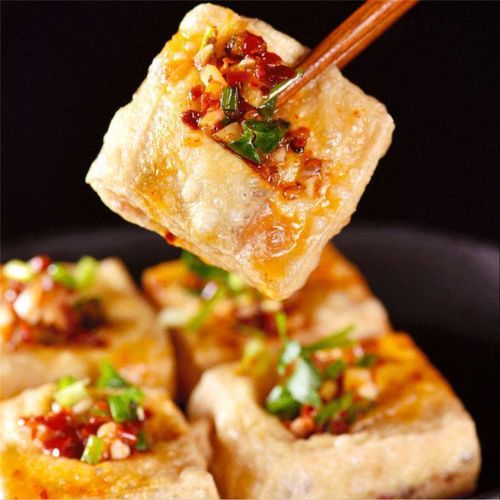 台湾风味臭豆腐利知园油炸美食白豆腐胚真空45片包约1.7公斤冷藏