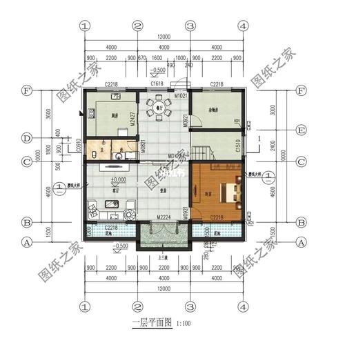 图纸介绍本户型为占地120平方米的二层乡村楼房设计图带屋顶花园