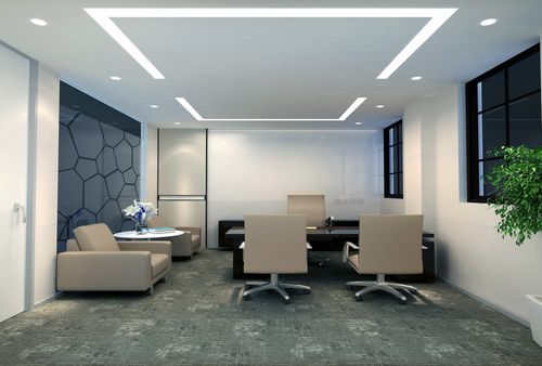 最新7000平大面积办公室装修效果图赏析