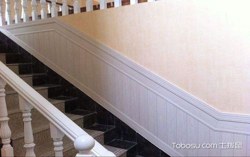 楼梯墙裙效果图这样装修更美观