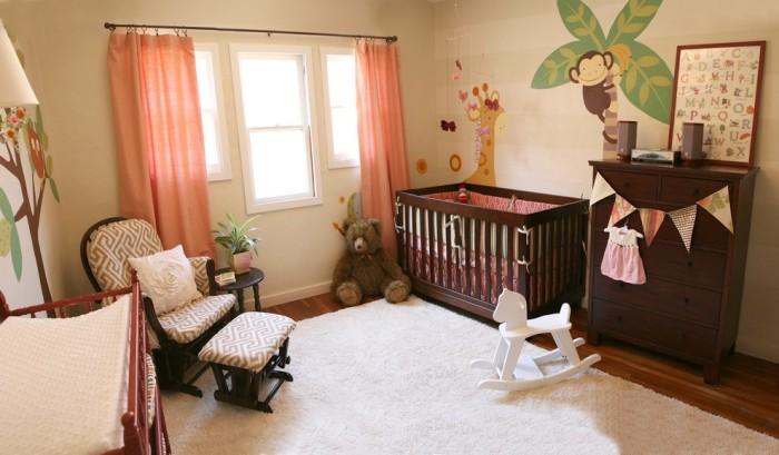暖色调双人儿童房装修效果图大全2012图片