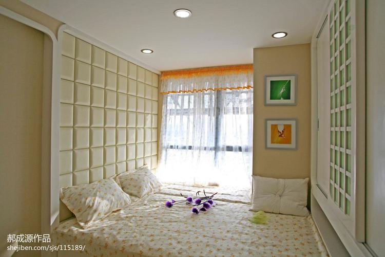 保利上林湾现代时尚10平米卧室装修设计效果图