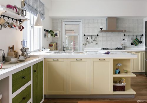 2015厨房收纳柜设计图片装修123效果图