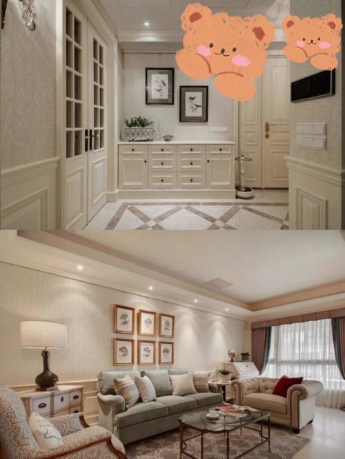 也给简洁素净的客厅加入活泼热情的元素简约美式风格装修