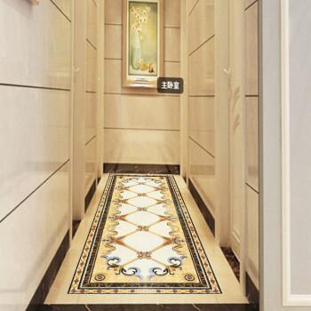 过道瓷砖拼花08米宽走廊造型地砖图案入户玄关客厅带花纹地板砖6606款