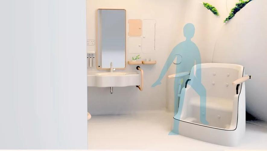 清华美院作品未来老年人卫浴空间的设计畅想