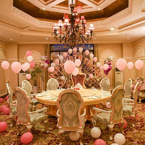 酒店套房生日布置套餐生日宴会装饰装扮气球