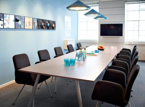 现代简约风格会议室装修效果图现代简约风格会议桌图片