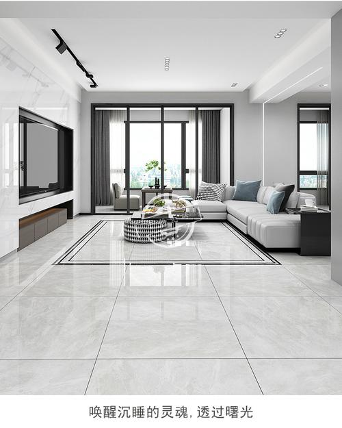 负离子通体大理石瓷砖地板800x800现代灰色客厅防滑耐磨地板砖