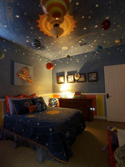 星空卧室装修设计星空主题卧室装修设计效果图